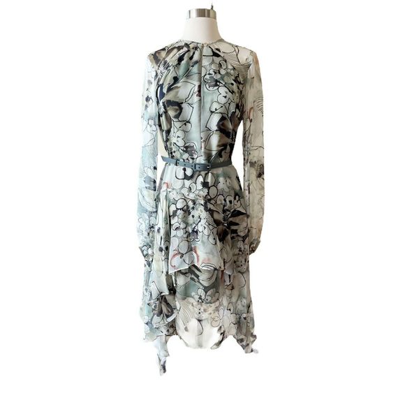 Worth Dresses & Skirts - Worth Collection Ivory Sea Glass Dress 6 Green NWT